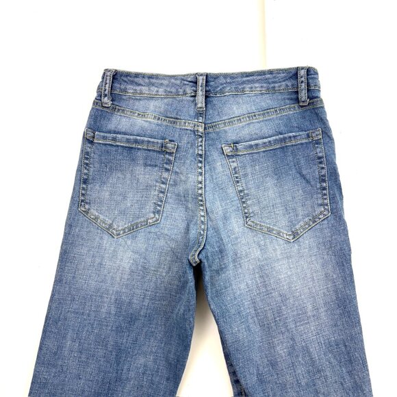 Ella Moss High Waist Straight Women's size 4 Medium Wash Blue Denim Jeans - Picture 4 of 4